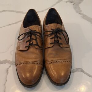 Men’s Brown Leather Oxford Shoes
